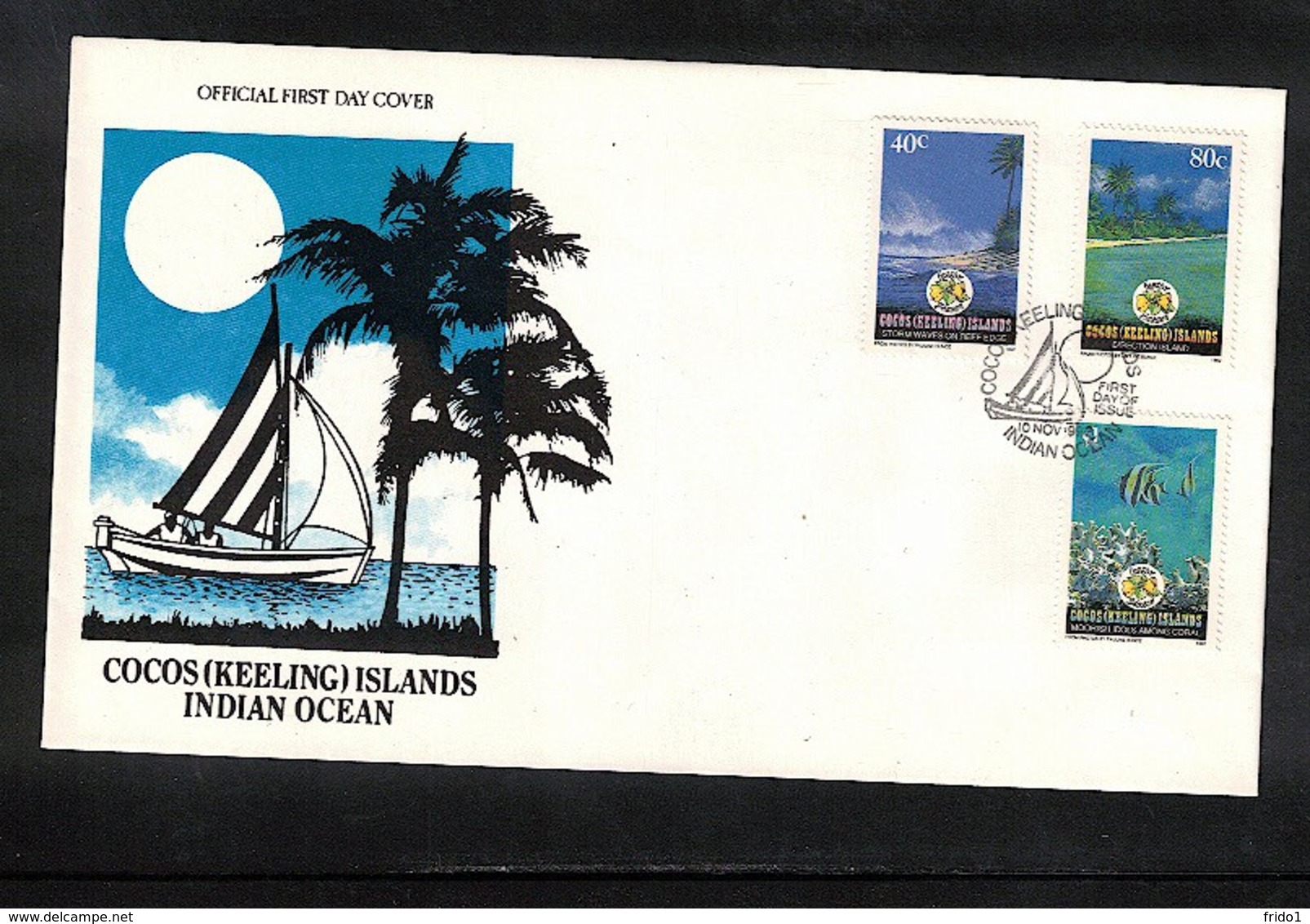 Cocos ( Keeling) Islands 1992 Indian Ocean FDC - Kokosinseln (Keeling Islands)