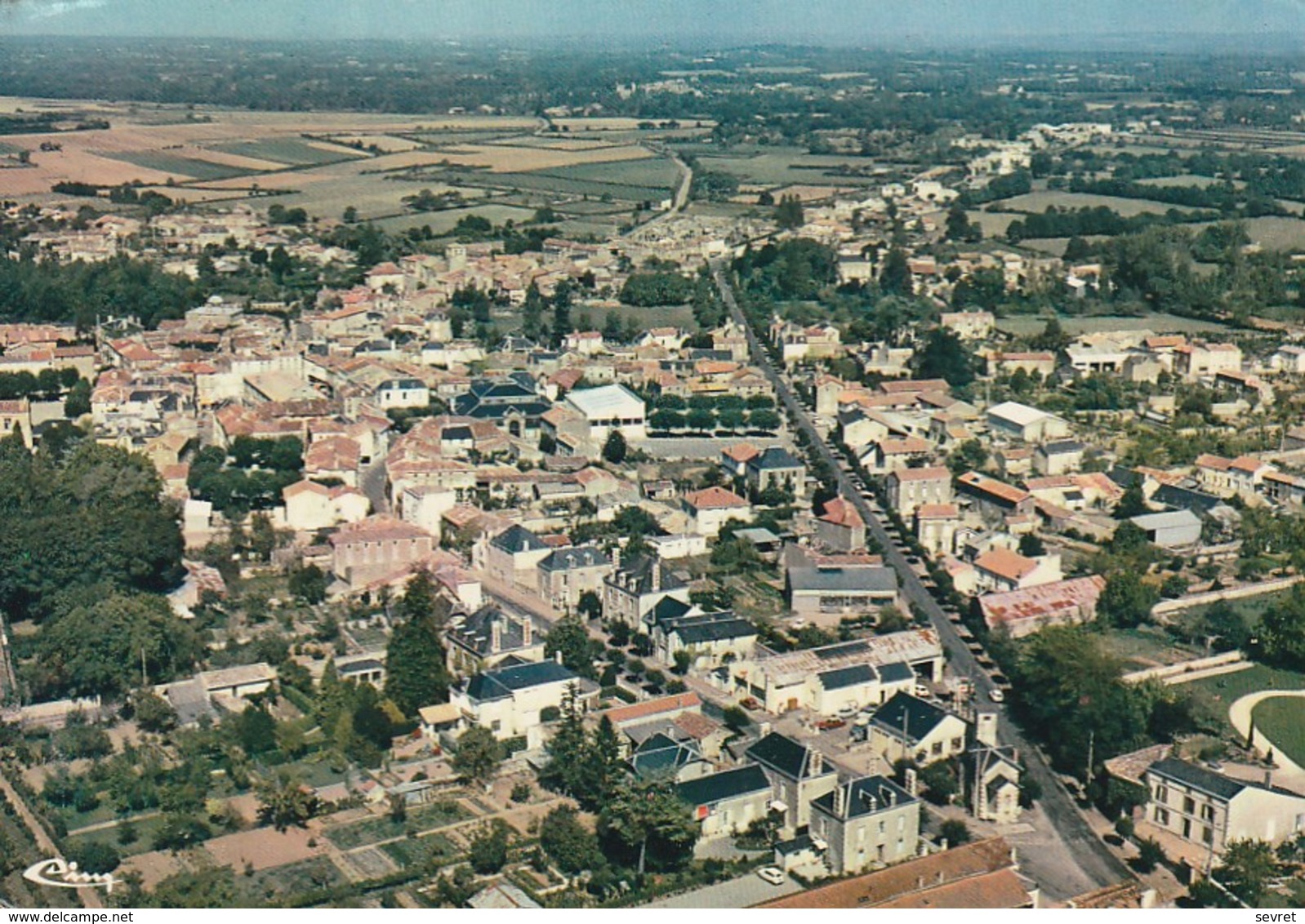 COULONGES-sur-L'AUTIZE. - Vue Panoramique Aérienne - Coulonges-sur-l'Autize