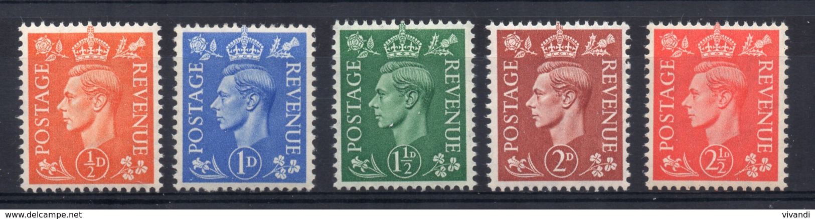 Great Britain - 1951 - Definitives (Issued 03/05/51) - MNH - Nuovi