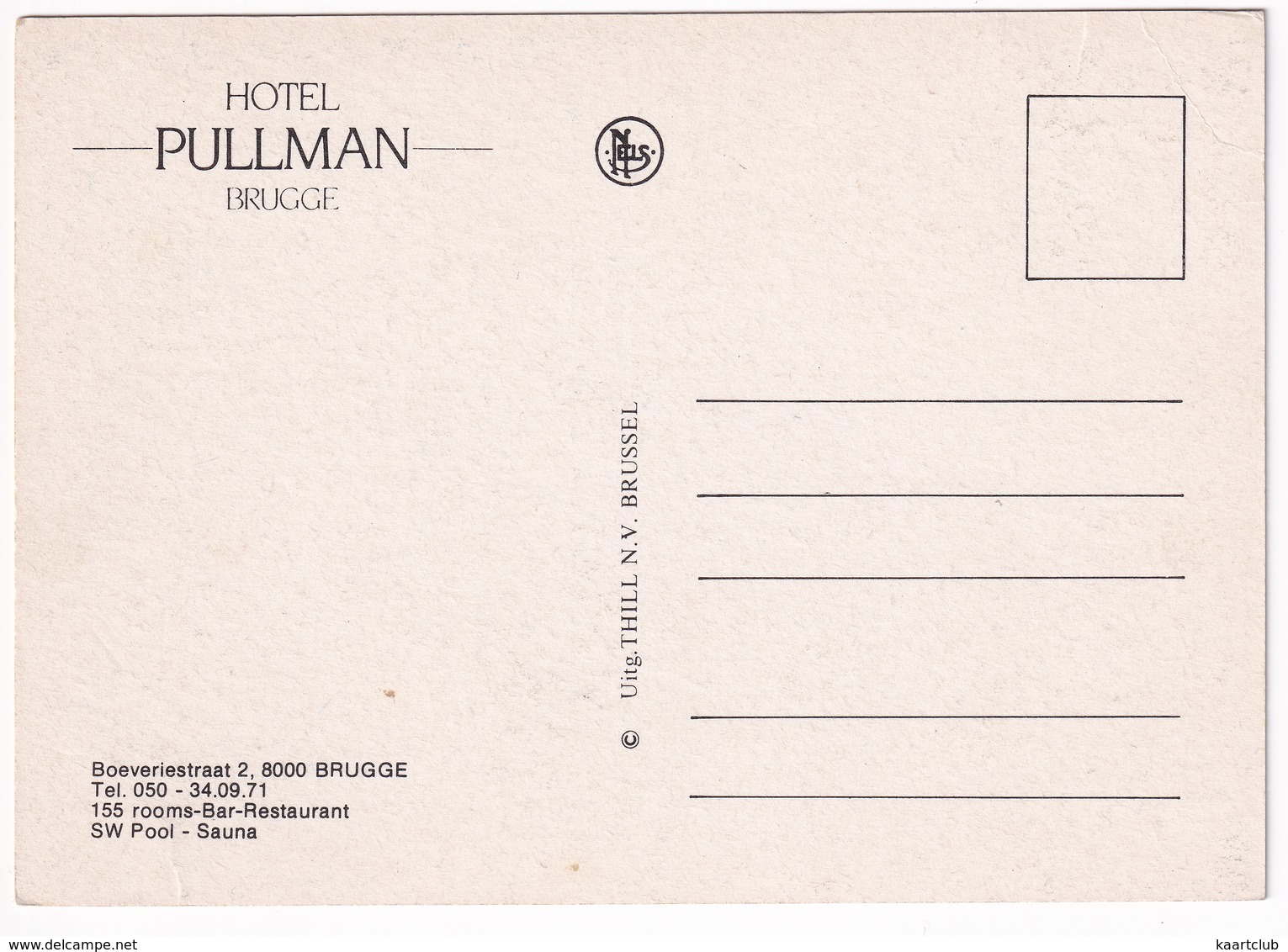 Brugge - Hotel 'Pullman' - Boeveriestraat 2 -  (Belgique/België) - Brugge