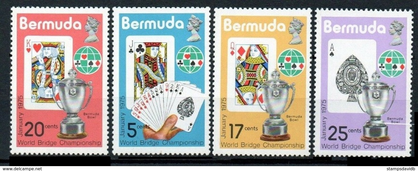 1975	Bermuda	301-304	World Bridge Championships 	4,00 € - Bermuda