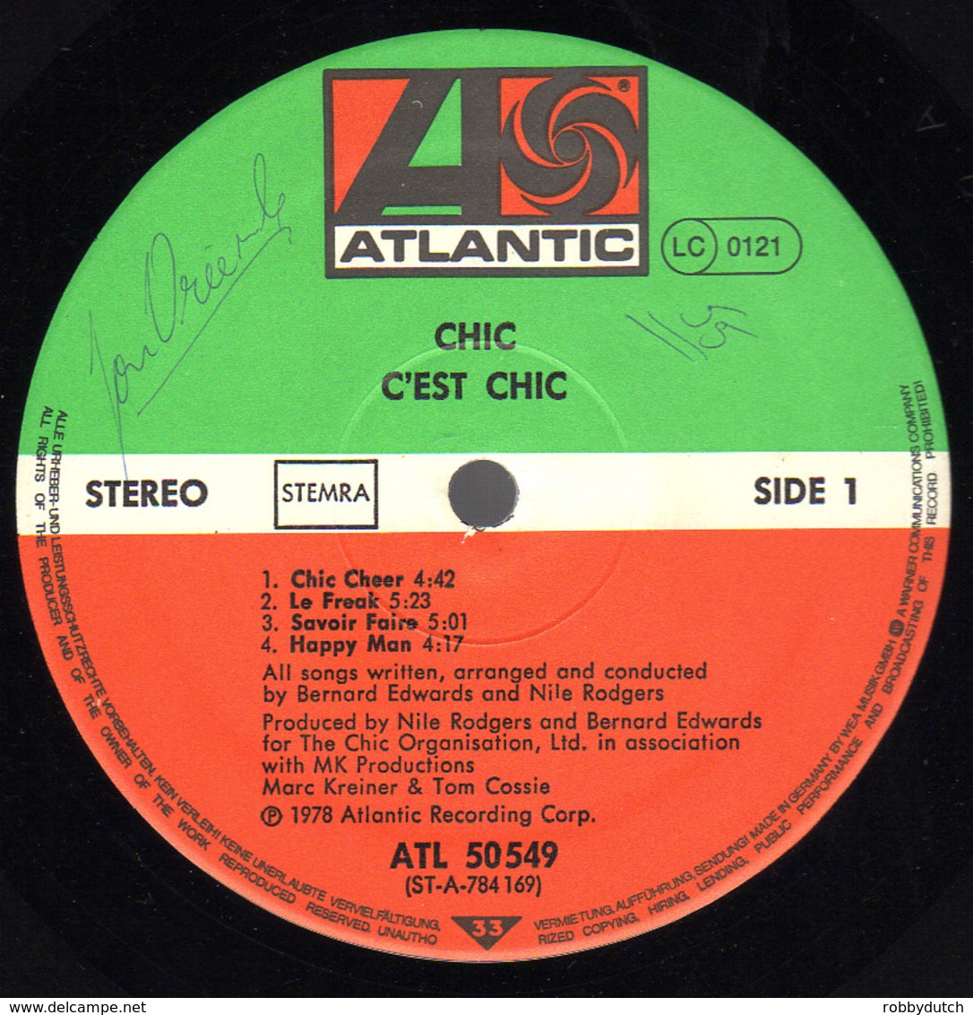 * LP *  CHIC - C' EST CHIC (Holland 1978) - Soul - R&B