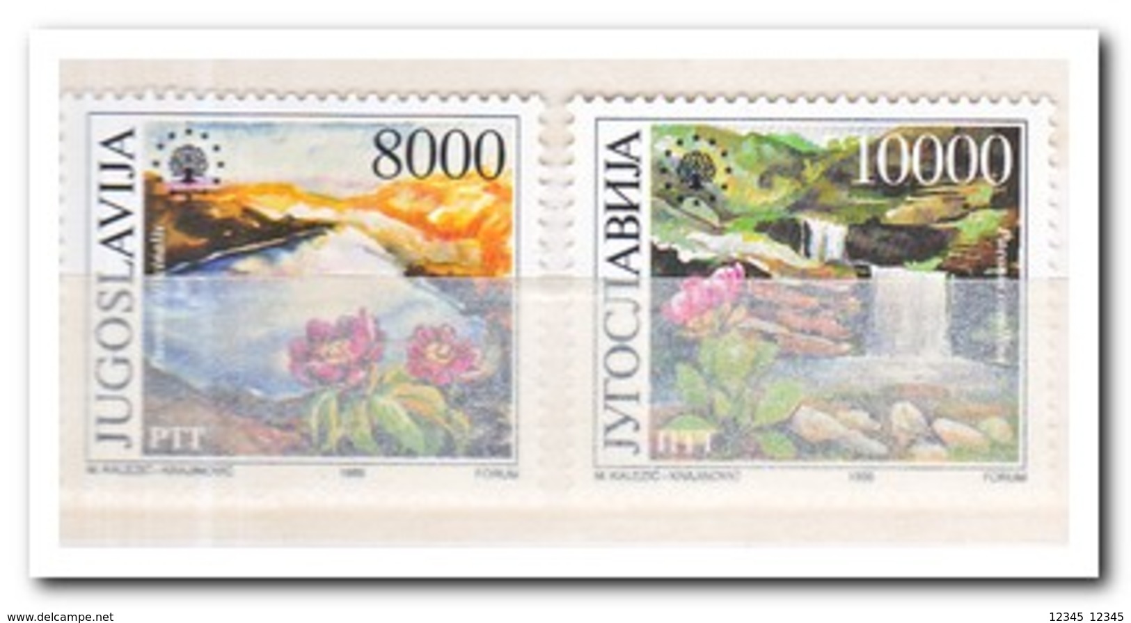 Joegoslavië 1989, Postfris MNH, European Nature Protection - Ongebruikt