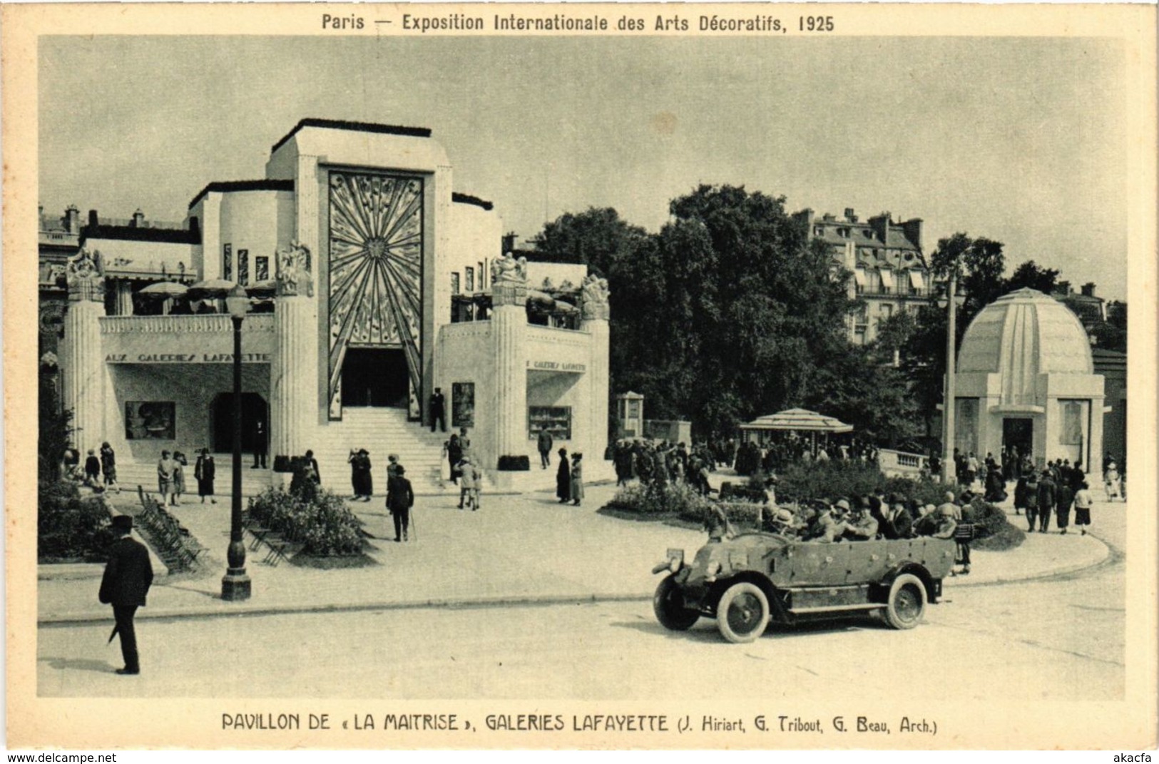 CPA PARIS EXPO 1925 Pavillon De La Maitrise Galeries Lafayette (860211) - Expositions