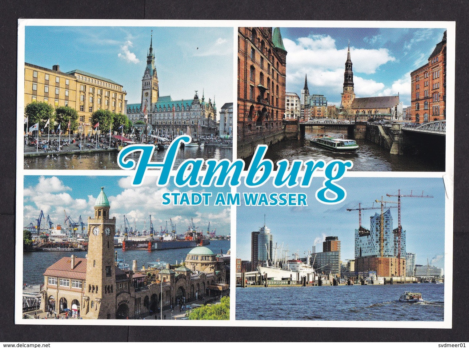 Germany: Picture Postcard, 2016, Personalized Stamp, Fire & Flame Games Hamburg, Briefmarke Individuell (traces Of Use) - Brieven En Documenten