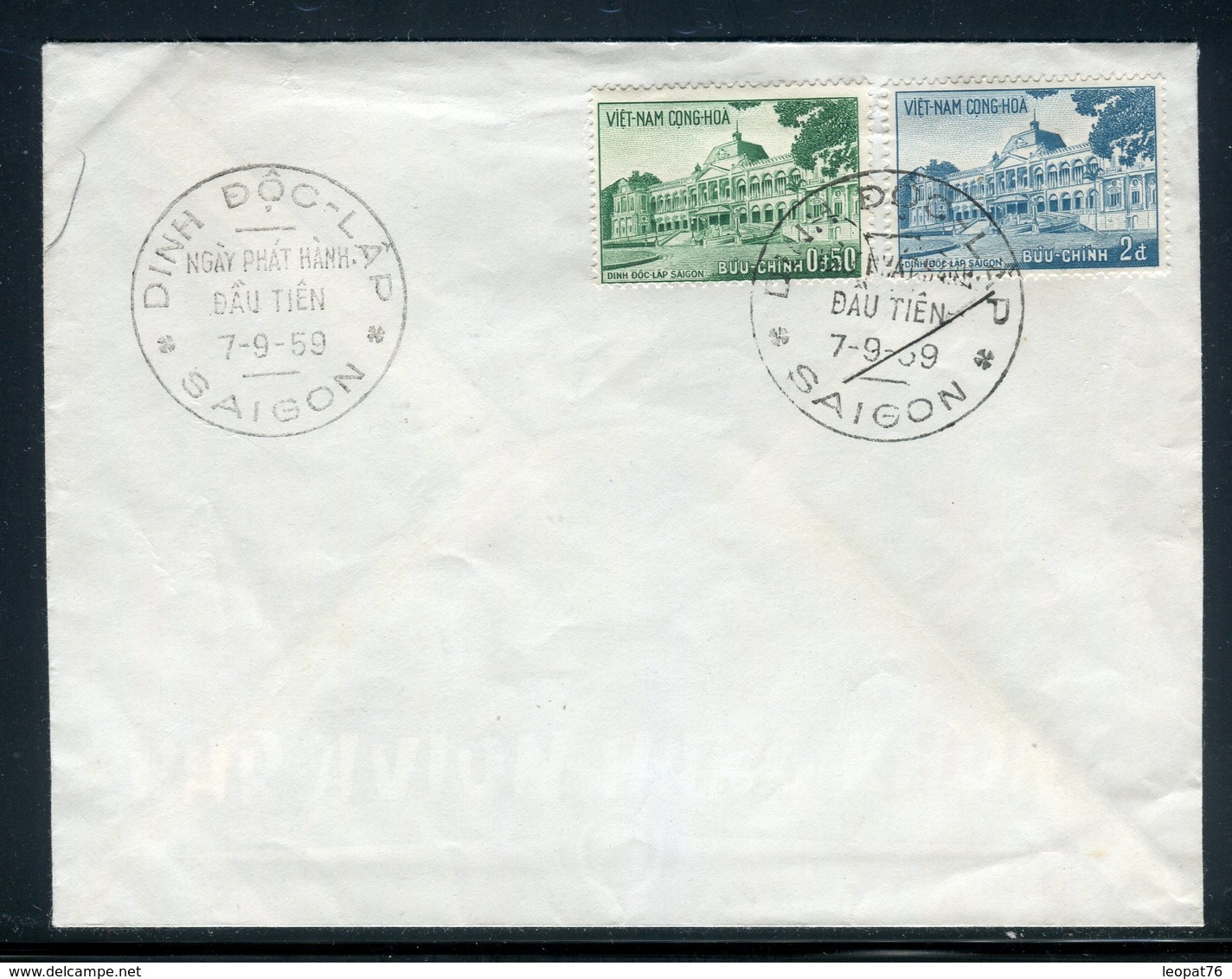 Viêt - Nam - Enveloppe  FDC De Saïgon En 1959 -  Réf M36 - Vietnam