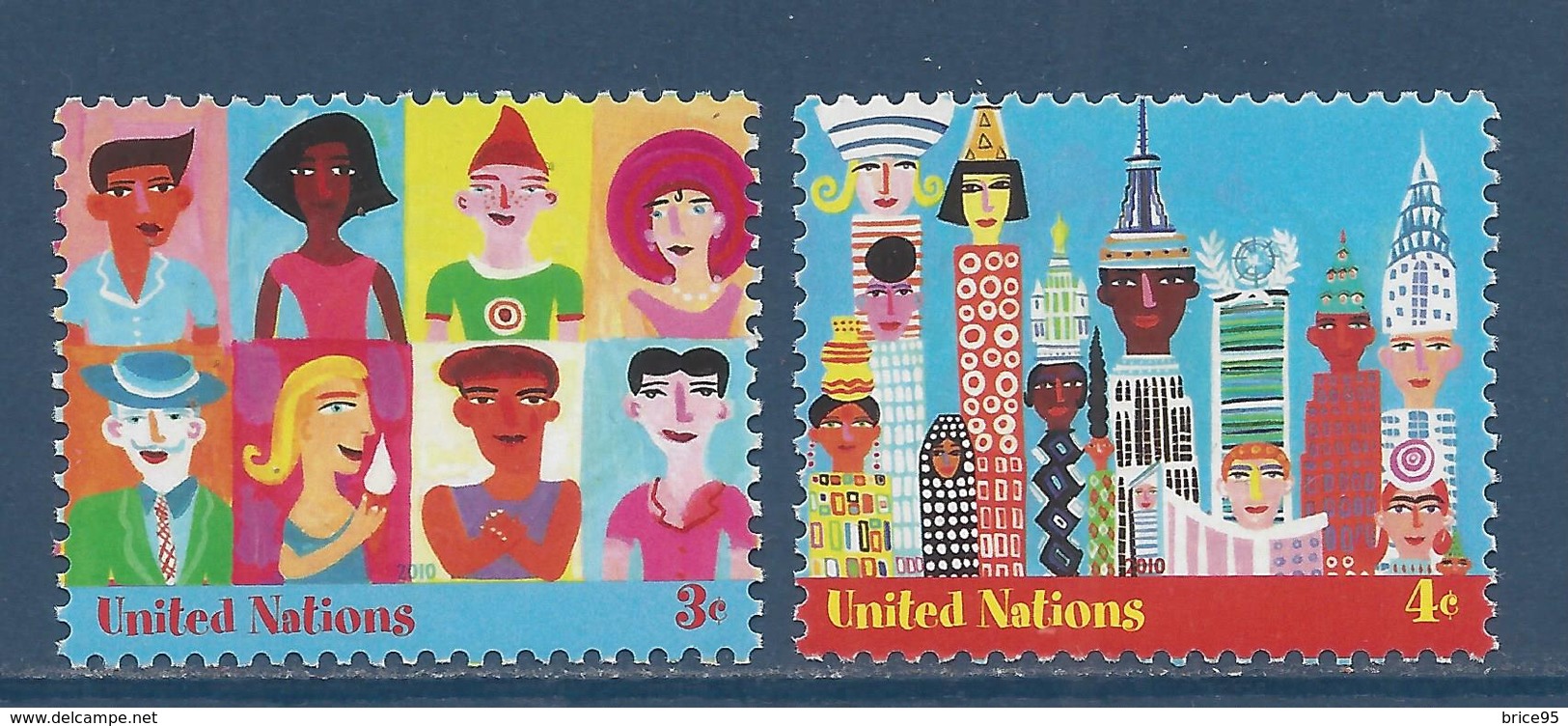 Nations Unies New York - YT N° 1199 Et 1200 - Neuf Sans Charnière - 2010 - Unused Stamps