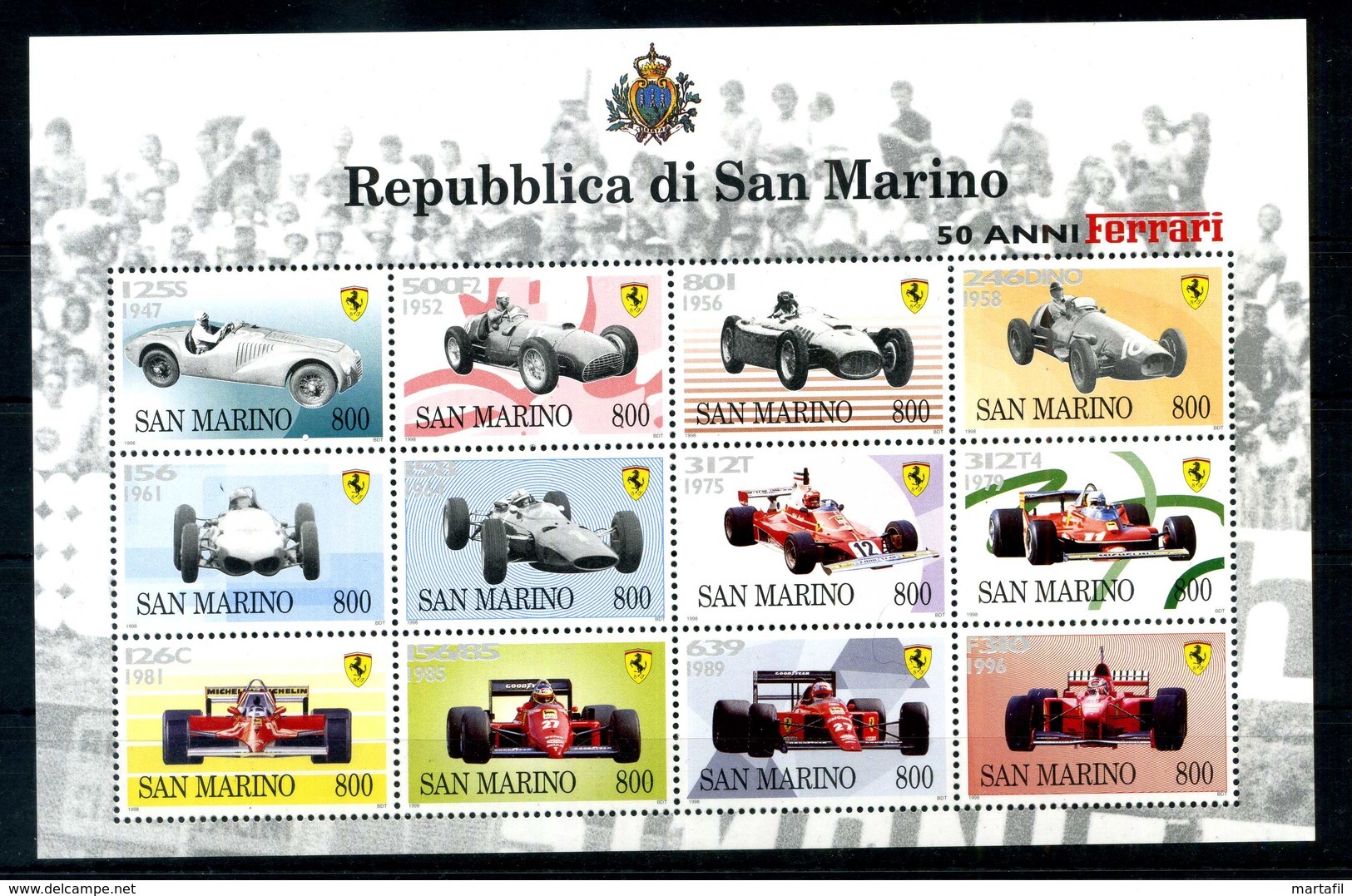 1998 SAN MARINO BF48 MNH ** - Blocchi & Foglietti