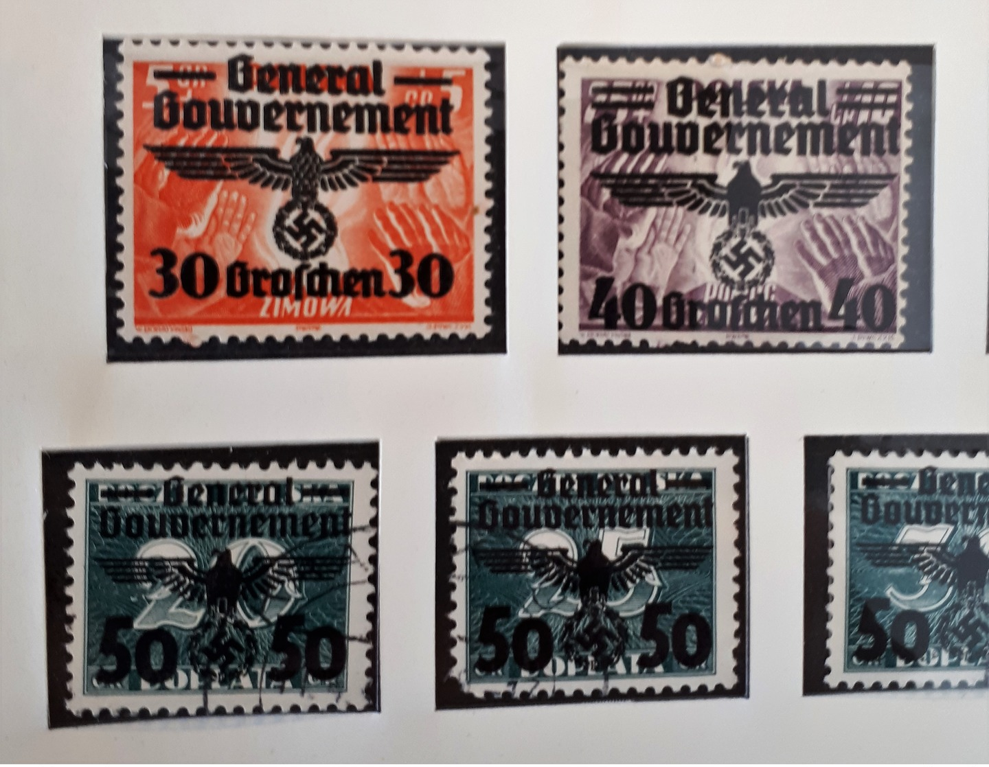 Poland - Occupation Stamps 1940/42 (General Gouvernement) - Algemene Overheid