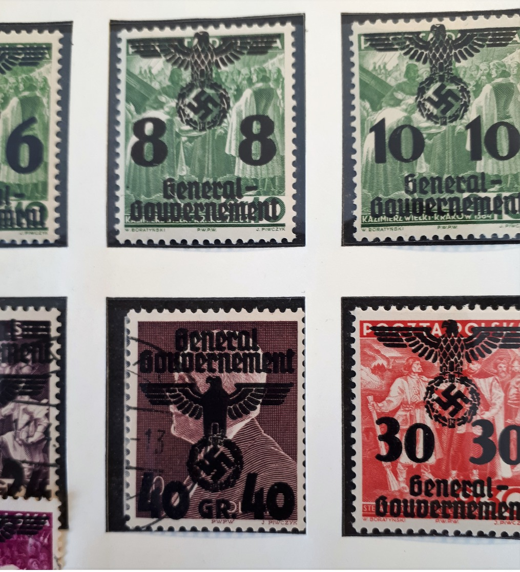 Poland - Occupation Stamps 1940/42 (General Gouvernement)