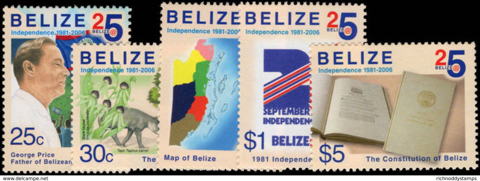 Belize 2006 Independence Anniversary Unmounted Mint. - Belize (1973-...)