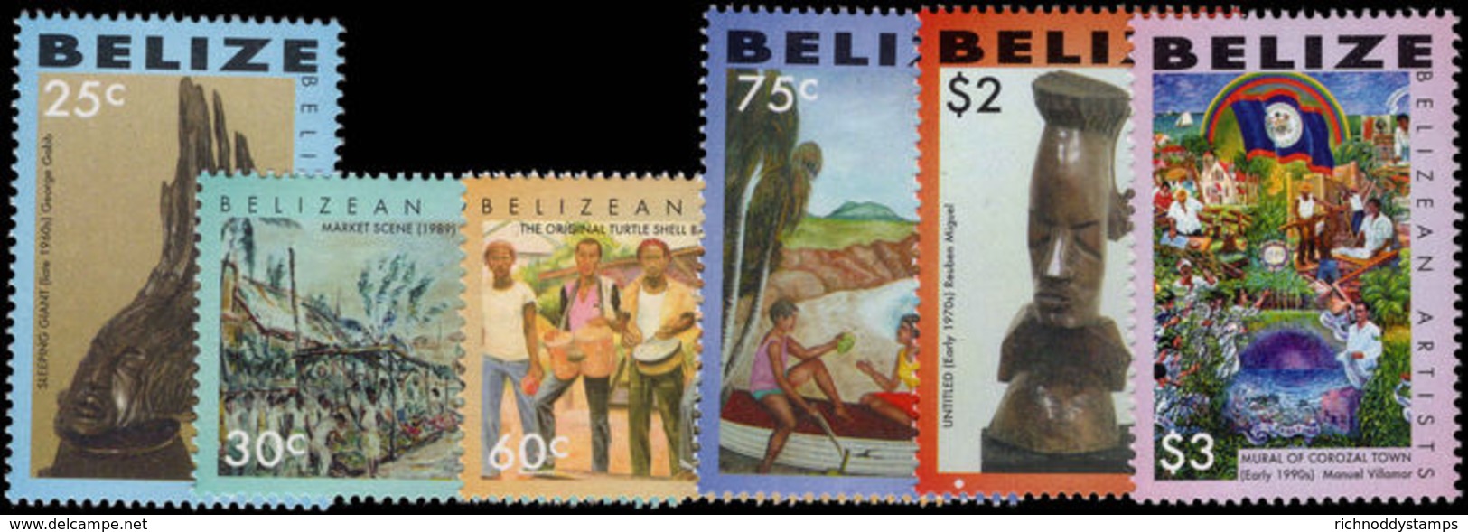 Belize 2007 Belizean Artists Unmounted Mint. - Belize (1973-...)