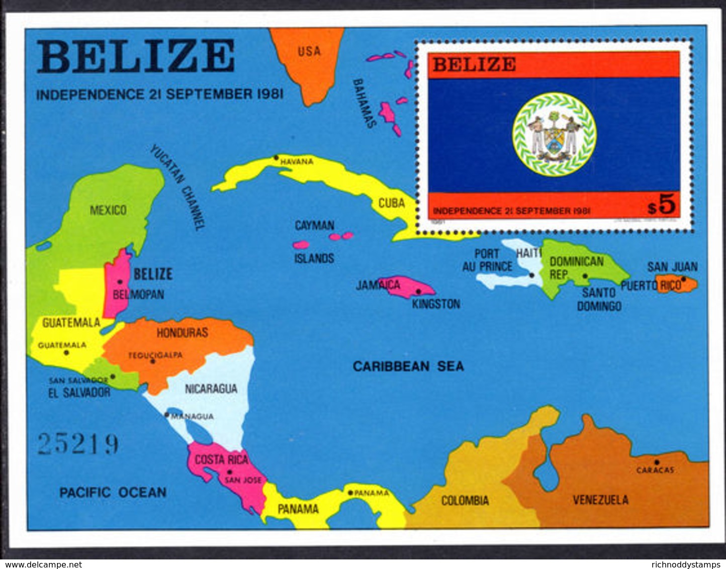 Belize 1981 Independence (2nd Issue) Unmounted Mint. - Belize (1973-...)