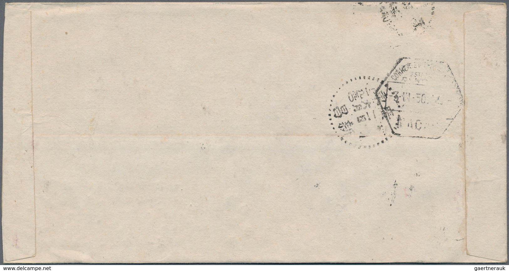 China - Volksrepublik - Provinzen: South China, 1950, Two Covers To Macao: $1000/$20 Tied "Toshan 19 - Andere & Zonder Classificatie