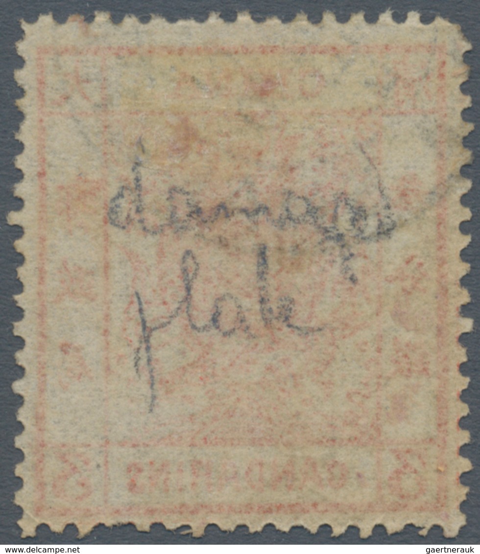 China: 1878, Large Dragon Thin Paper 3 Ca.red, Canc. Part Strike Customs Dater "CHINKIANG FEB ...82" - Autres & Non Classés