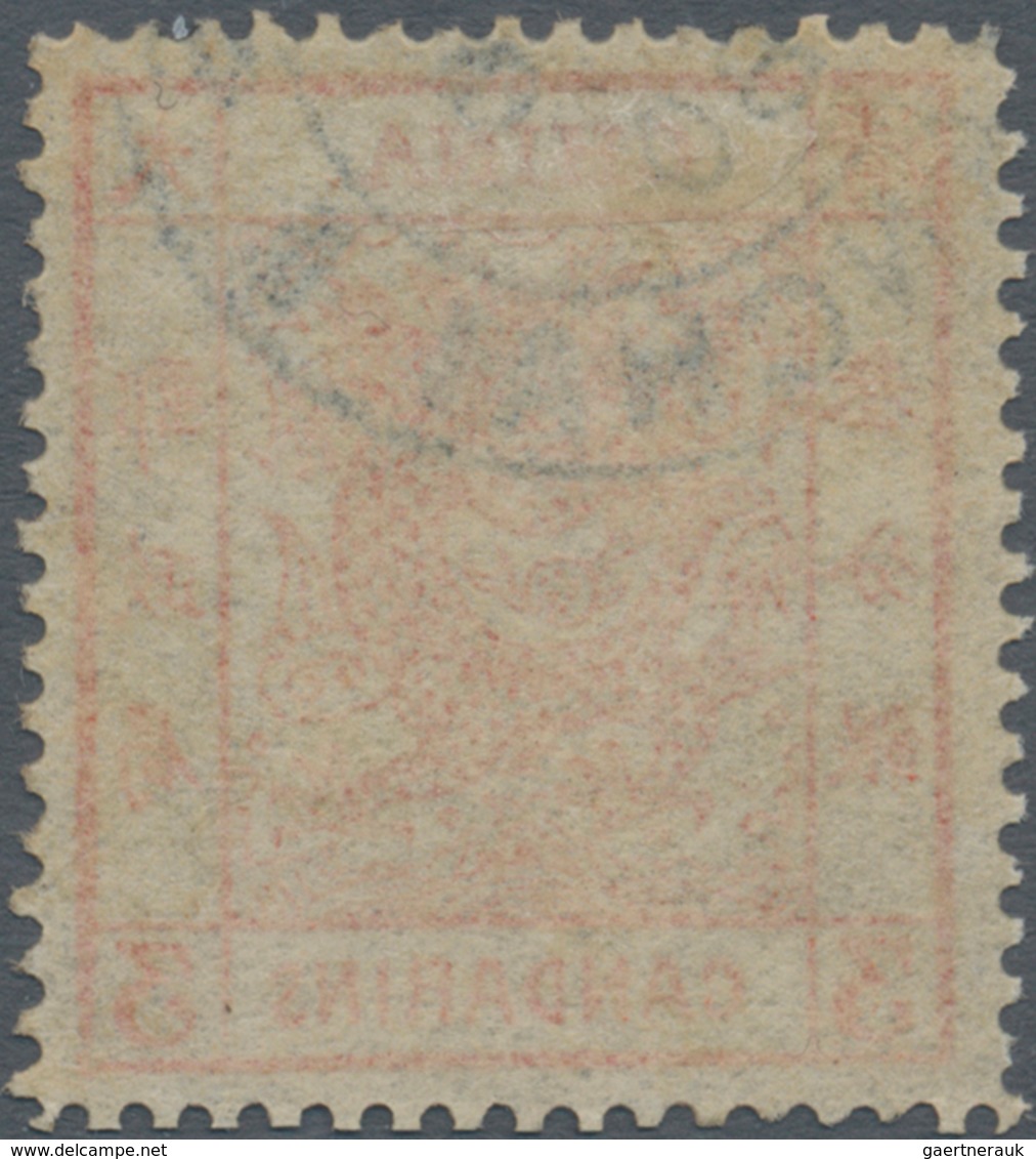 China: 1878, Large Dragon Thin Paper 3 Ca. Red Canc. Customs Dater "(SH)ANGHAI ... 80", Flawless Per - Otros & Sin Clasificación