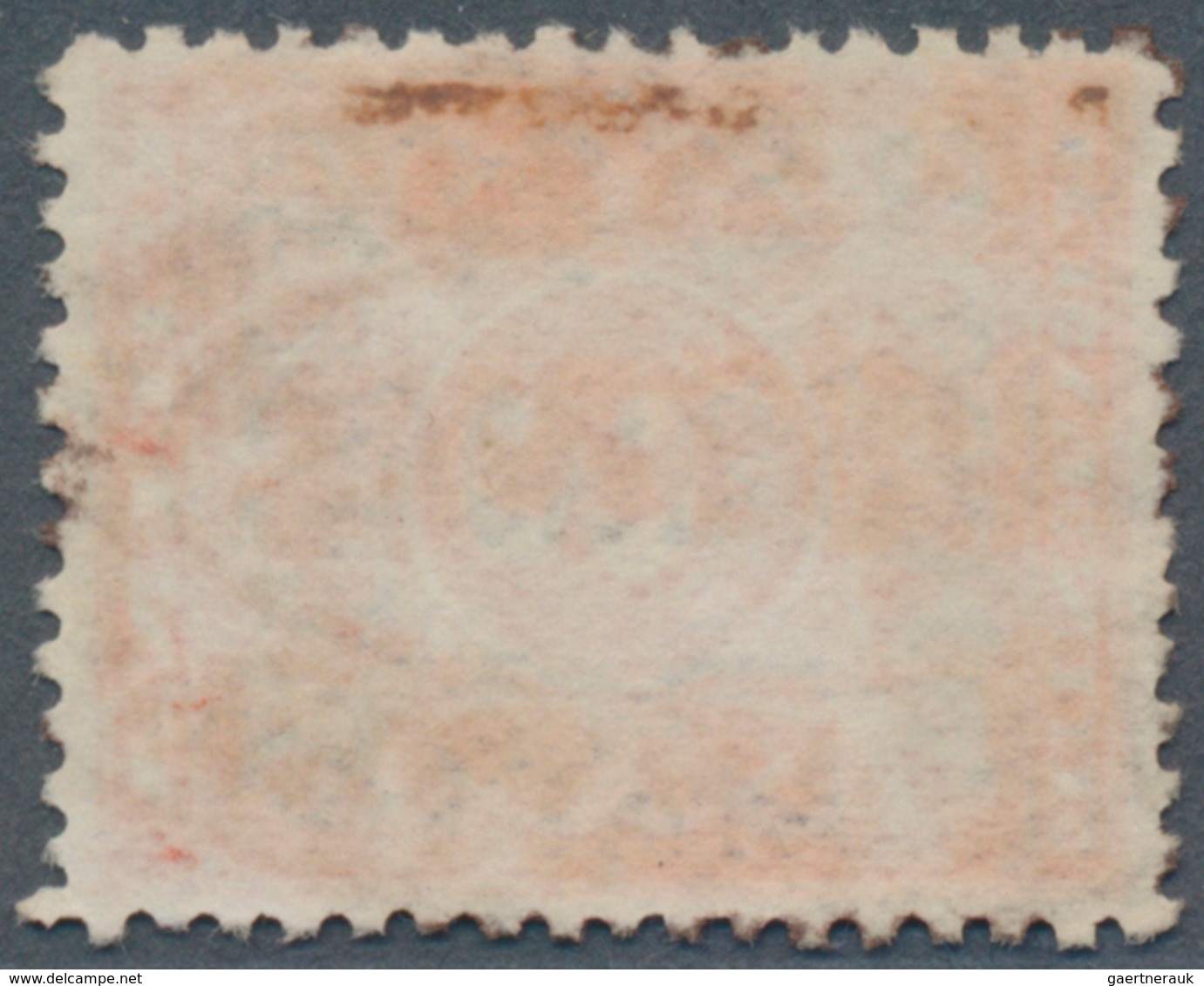 China: 1897, Red Revenue 2 Cents Canc. Brown Oval "(M)AIL MATTER / CUSTOMS / (PAG)ODA ANCHORA(GE), R - Sonstige & Ohne Zuordnung