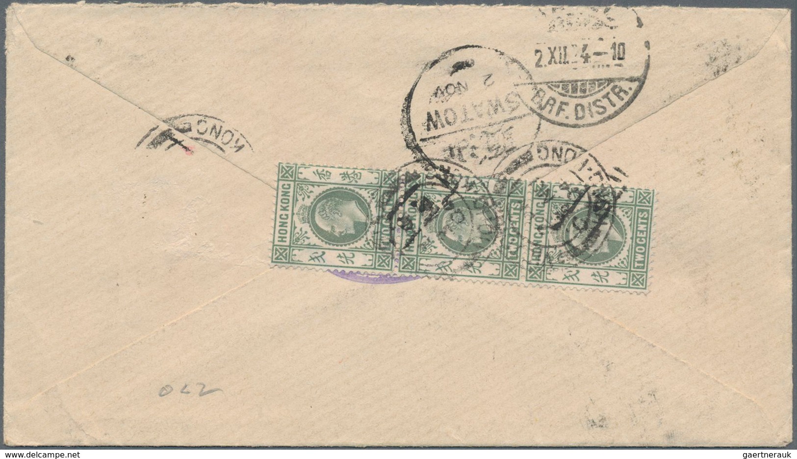 China: 1902, Coiling Dragon 5 C. (2) Tied Lunar Dater "Kwangtung Kiliang -.9.15" To Cover In Combina - Sonstige & Ohne Zuordnung
