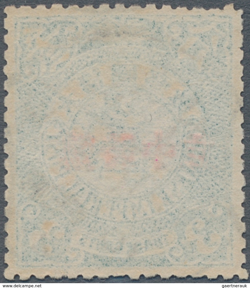 China: 1912, Coiling Dragon, "Provisional Neutrality" Overprint, Used With Bisected Postmark "Foocho - Autres & Non Classés