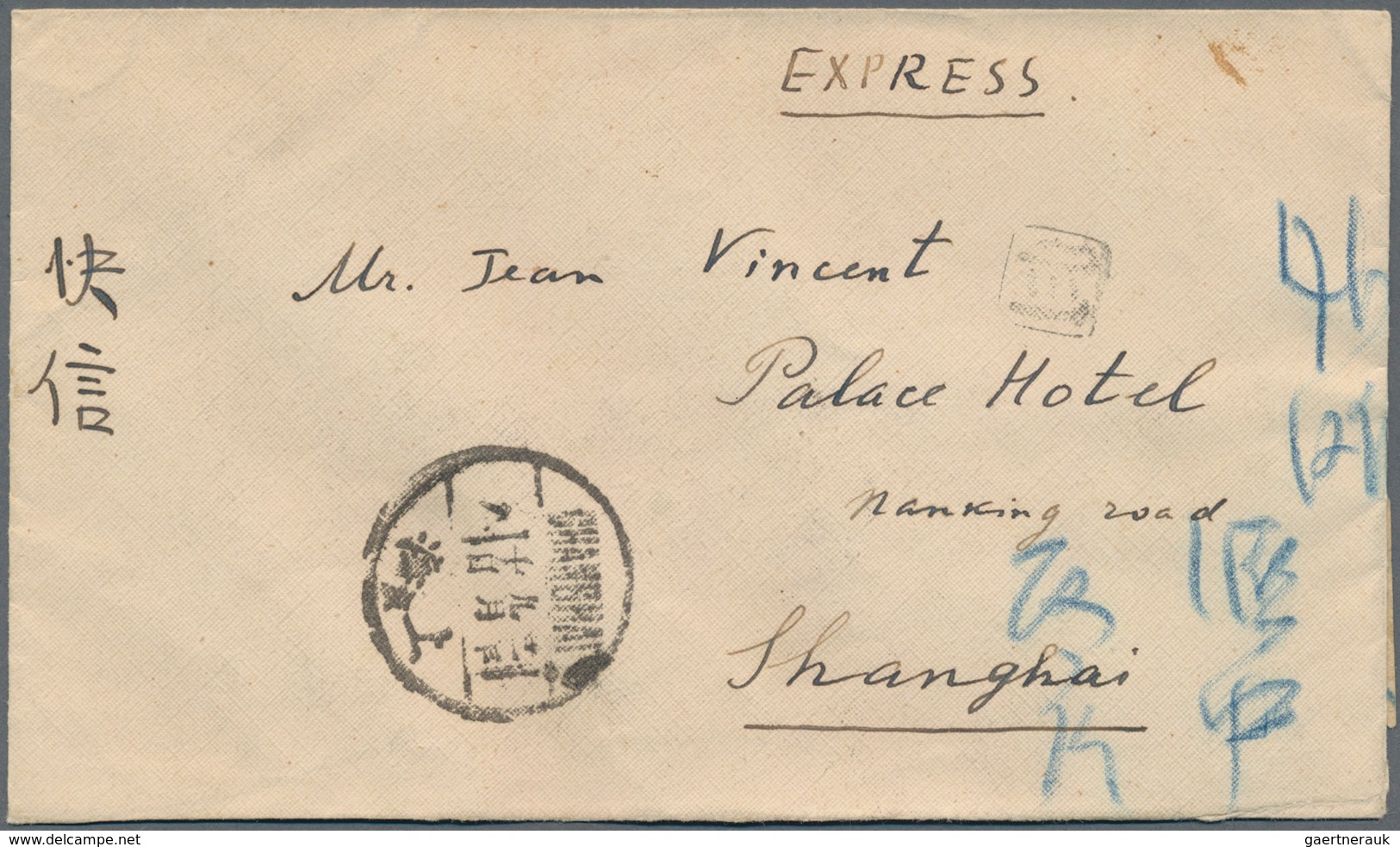 China: 1923/32, Three Interesting Covers, With Express Cover From Nanking To Shanghai, And Two Cover - Sonstige & Ohne Zuordnung