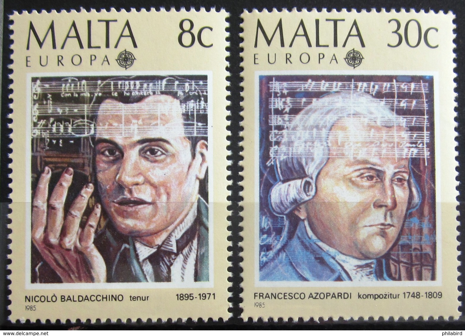 EUROPA            Année 1985         MALTE           N° 707/708             NEUF** - 1985