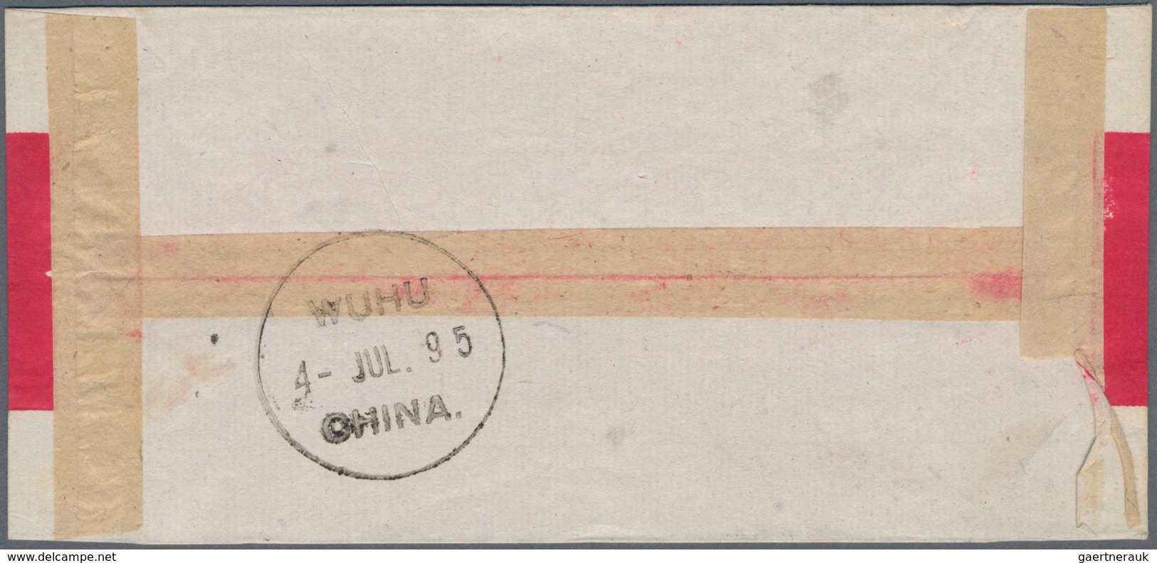 China - Lokalausgaben / Local Post: Wuhu, 1895, Due 10 C. Dull Brownish Orange Tied "WUHU CHINA 4-JU - Otros & Sin Clasificación