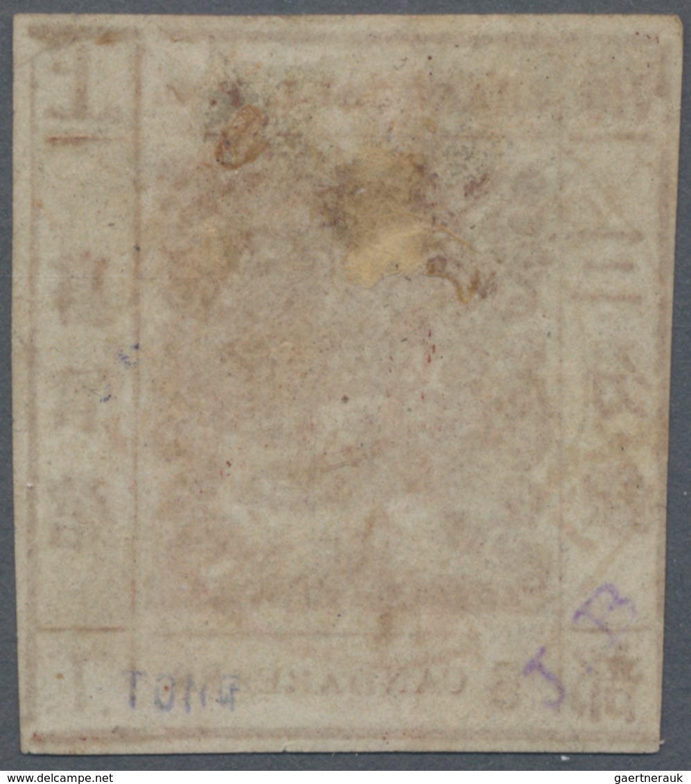 China - Shanghai: 1866, Large Dragon 3 Ca. Red Brown, Non-seriff, Candareens In The Plural, On Pelur - Sonstige & Ohne Zuordnung