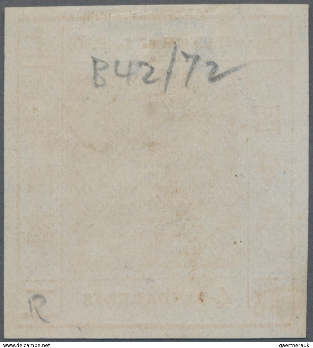 China - Shanghai: 1865, "Candareens." In The Plural, Modern Numeral, 4 Cands. Yellow On Mesh Paper, - Autres & Non Classés