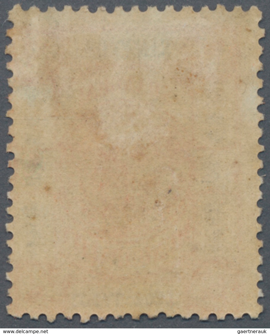 China - Shanghai: 1896, Coat Of Arms 2 C. Brownish Red, Variety: Black Inscription Inverted, Unused - Sonstige & Ohne Zuordnung