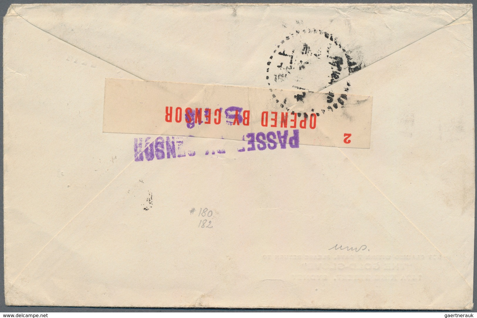 China - Incoming Mail: 1941, Australia, 3d Frank Tied "Sydney 1-6 41" To Cover To Shanghai, Australi - Sonstige & Ohne Zuordnung