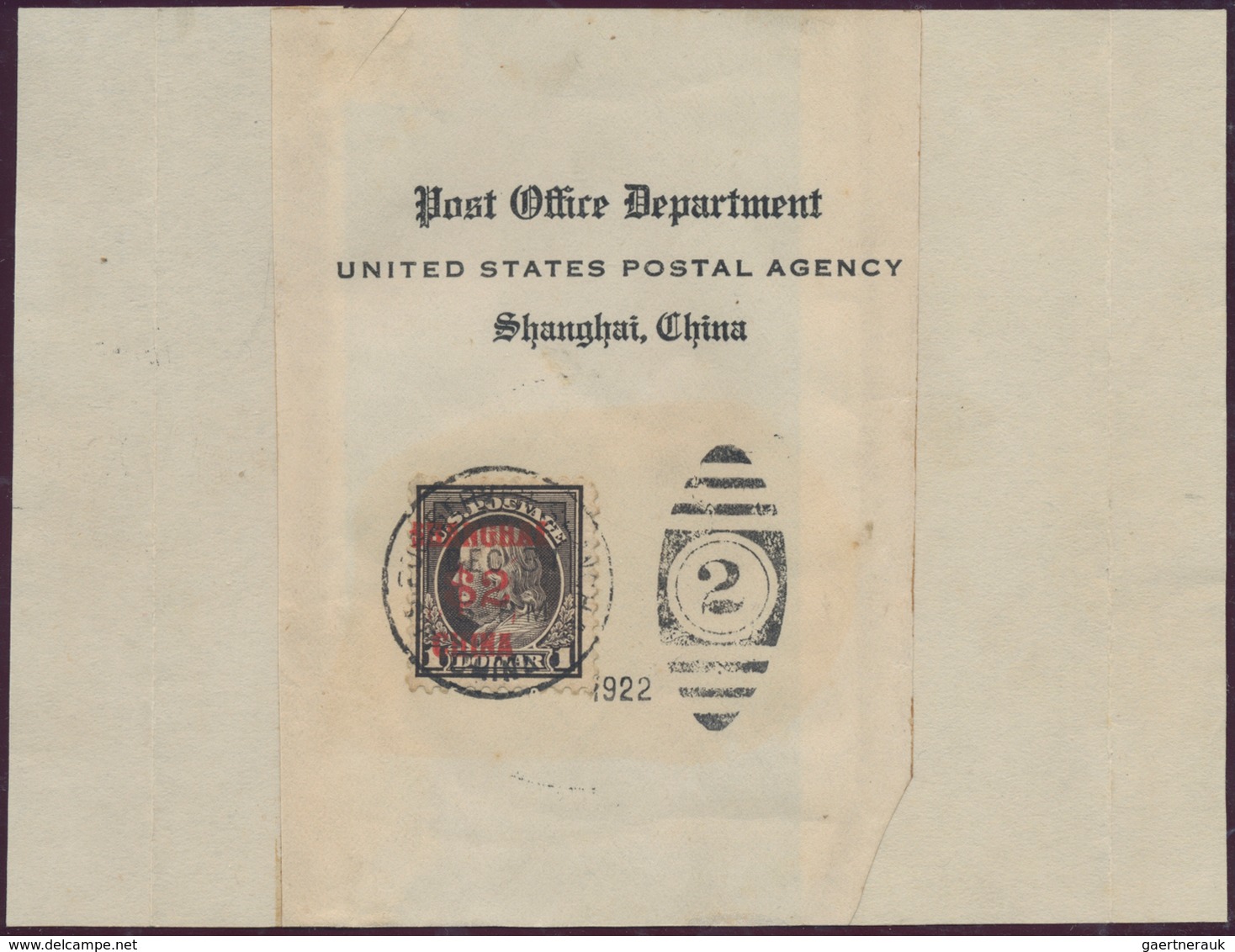 China - Fremde Postanstalten / Foreign Offices: 1901-22, US POST IN CHINA : Complete Set Of Scott K1 - Sonstige & Ohne Zuordnung