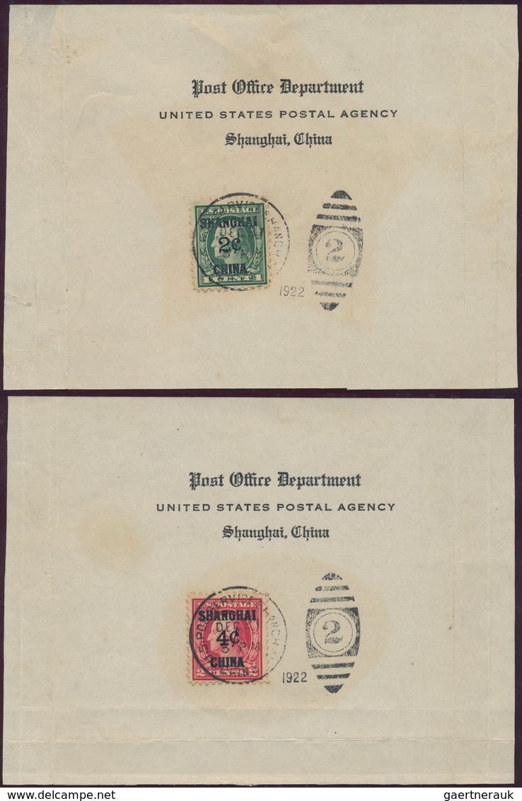 China - Fremde Postanstalten / Foreign Offices: 1901-22, US POST IN CHINA : Complete Set Of Scott K1 - Andere & Zonder Classificatie