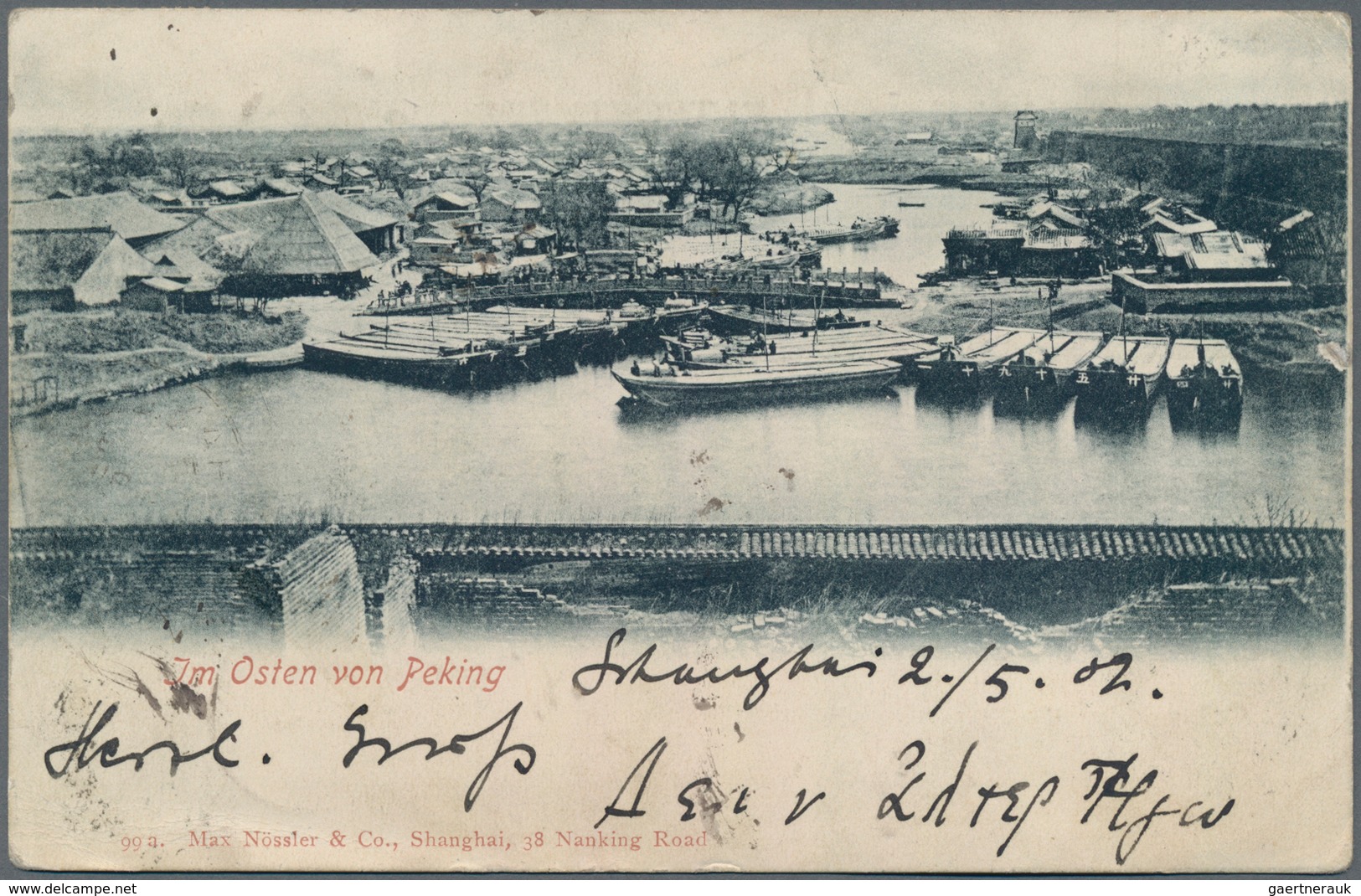 China - Fremde Postanstalten / Foreign Offices: 1902. Registered Picture Post Card Of 'General View - Sonstige & Ohne Zuordnung