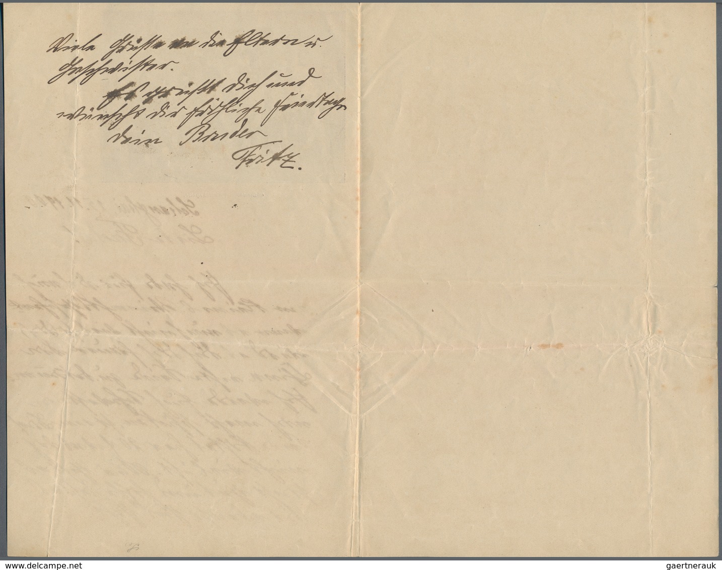 China - Besonderheiten: 1901 (ca.): A Rare Correspondence From A German In China During The Boxer Re - Sonstige & Ohne Zuordnung