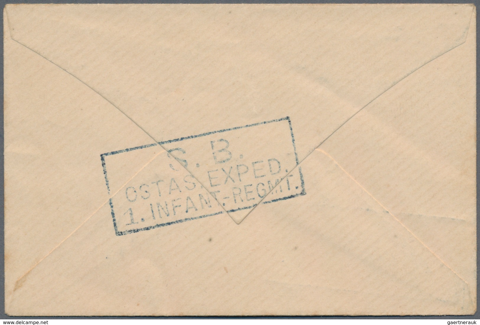 China - Besonderheiten: 1901, French P.O. Stationery Envelope 5c. Green Used As German Field Post Co - Sonstige & Ohne Zuordnung