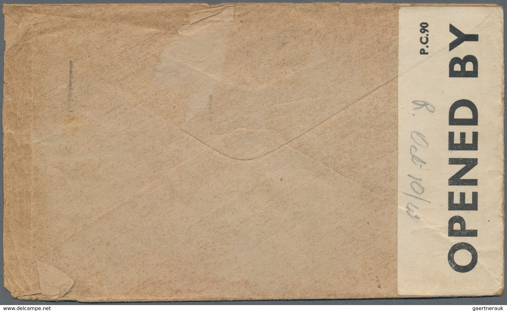 China - Taiwan (Formosa): 1943. Stampless Envelope Headed 'Service Des Prisonniers De Guerre' Adddre - Autres & Non Classés