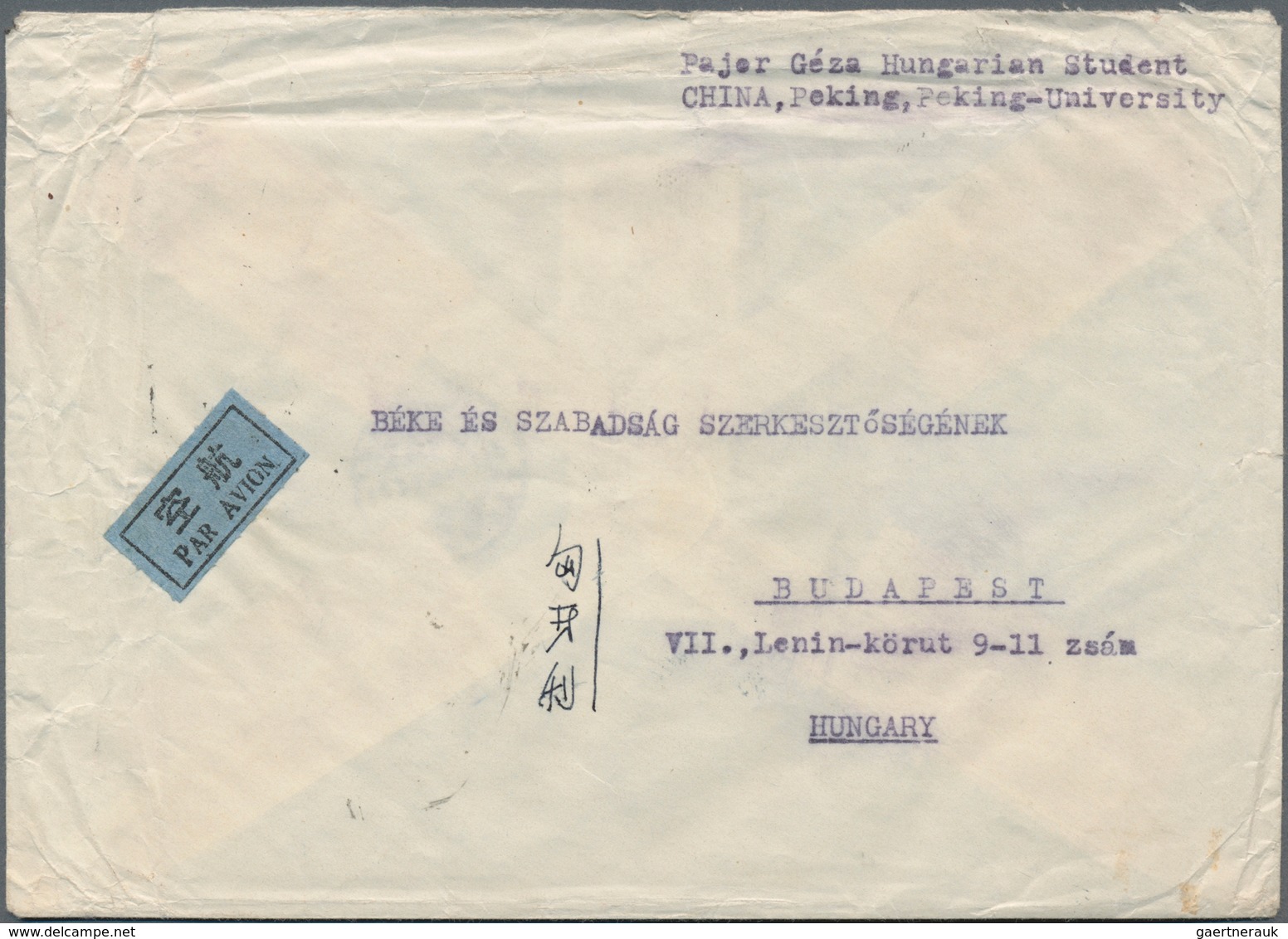 China - Volksrepublik: 1951, Airmails $1000 (2), $5000, $10.000 Etc. Tied "PEKING 55.5.7" To Reverse - Sonstige & Ohne Zuordnung