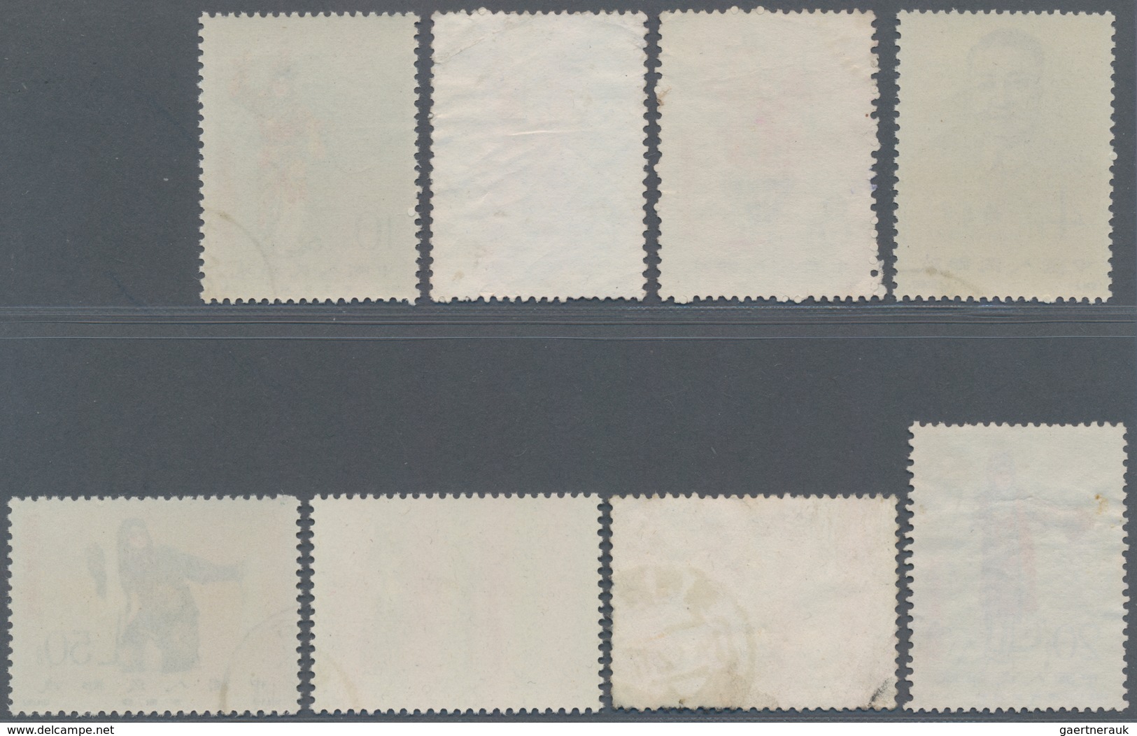 China - Volksrepublik: 1962, Stage Art Of Mei Lan-fang (C94), Set Of 8, Used, Michel 648 (4f), 651 ( - Autres & Non Classés