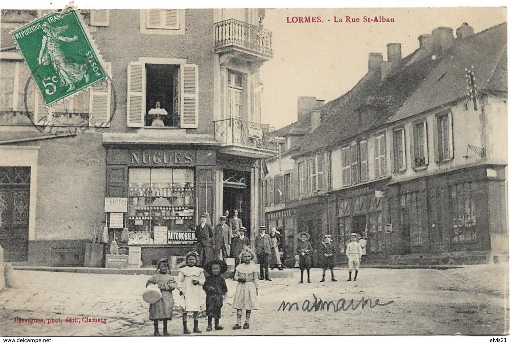 LORMES La Rue Saint Albain - Lormes