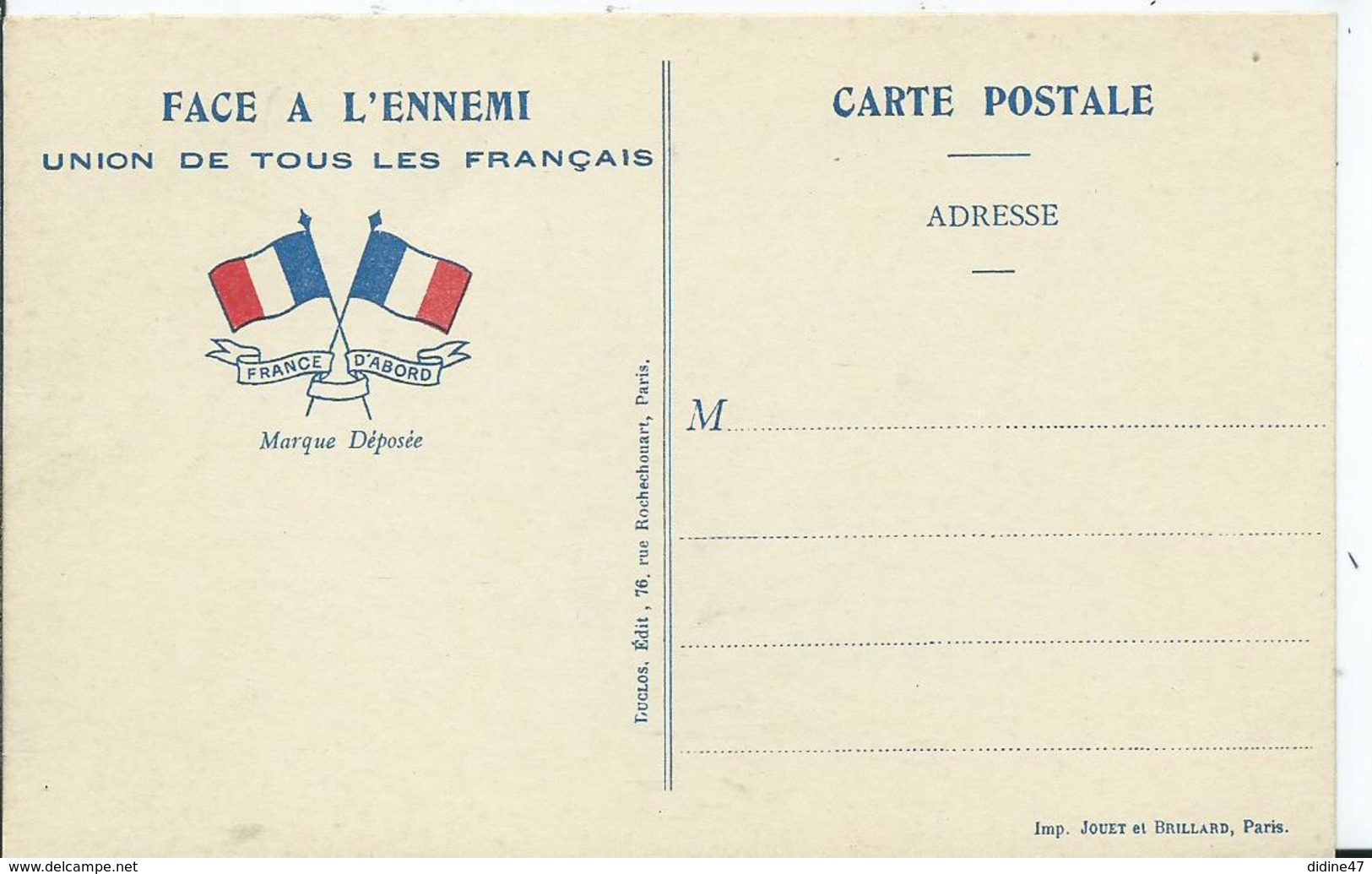 CARTE DE FRANCHISE MILITAIRE - Covers & Documents