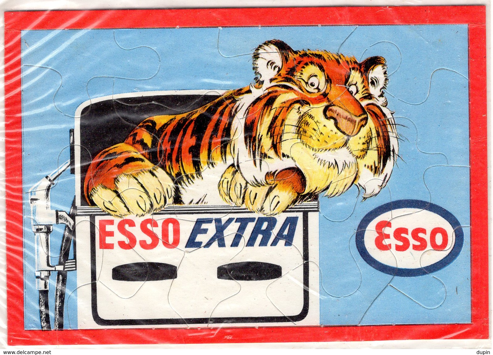 Petit Puzzle TIGRE, Cadeau Publicitaire ESSO - Autres & Non Classés