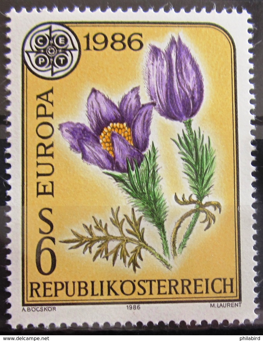 EUROPA            Année 1986         AUTRICHE           N° 1676             NEUF** - 1986