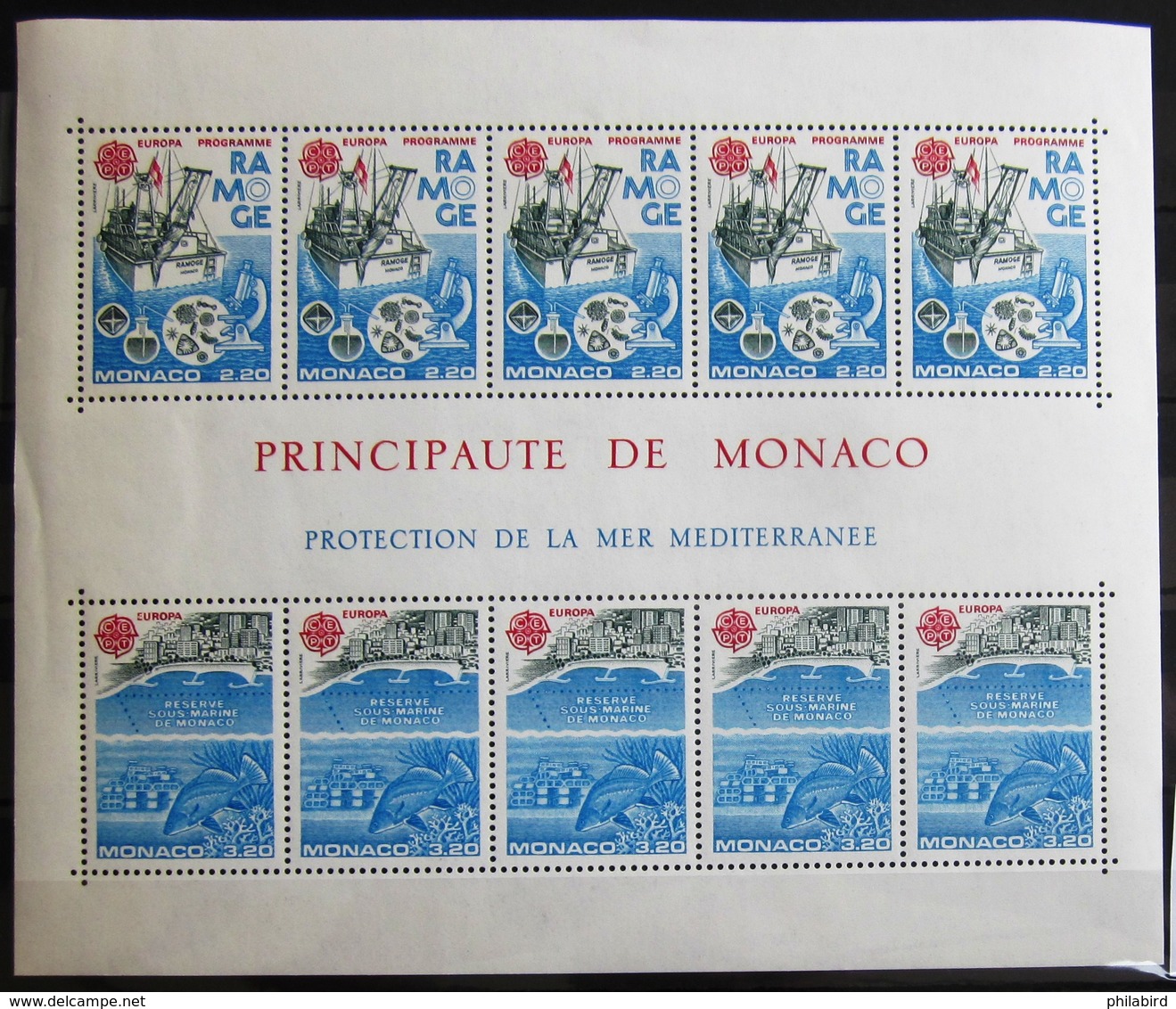 EUROPA            Année 1986         MONACO           B.F 34             NEUF** - 1986