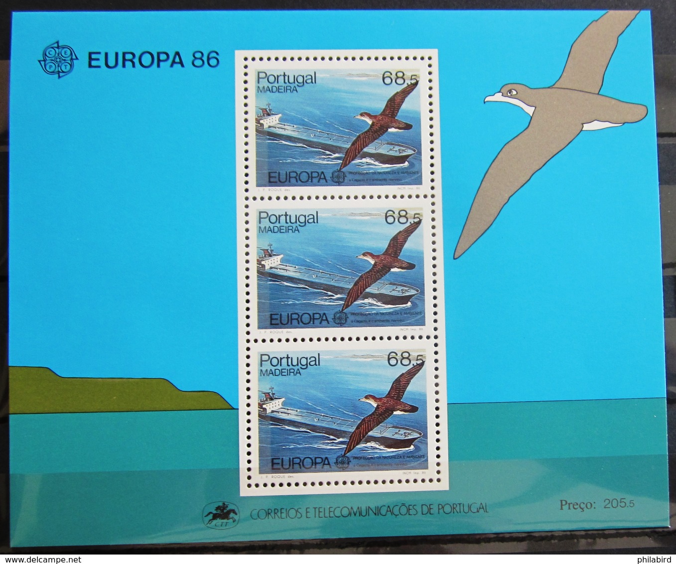 EUROPA            Année 1986         MADEIRE           N° 111 + B.F 7             NEUF** - 1986