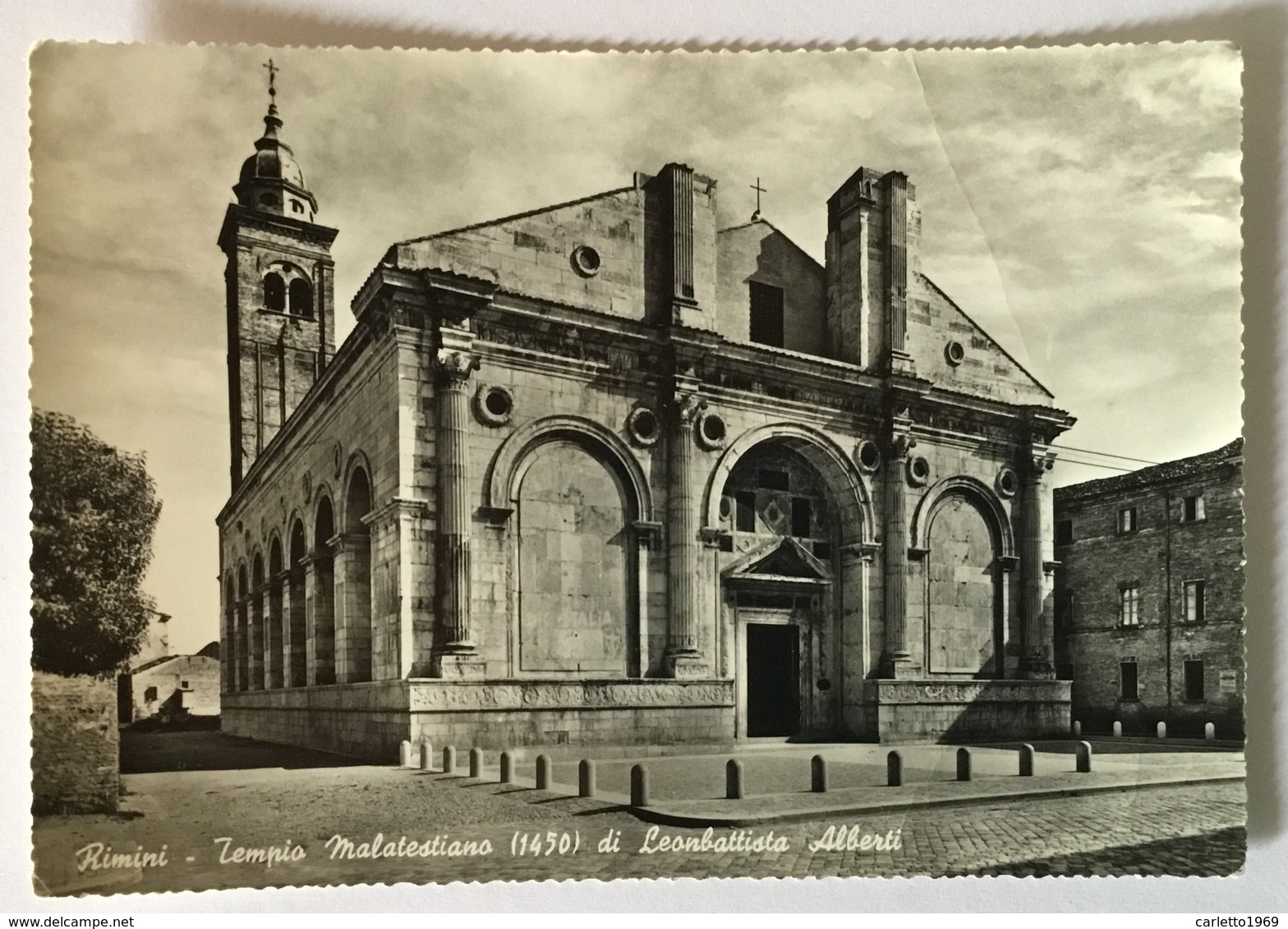 RIMINI - TEMPIO MALATESTIANO DI LEONBATTISTA ALBERTI  VIAGGIATA FG - Rimini