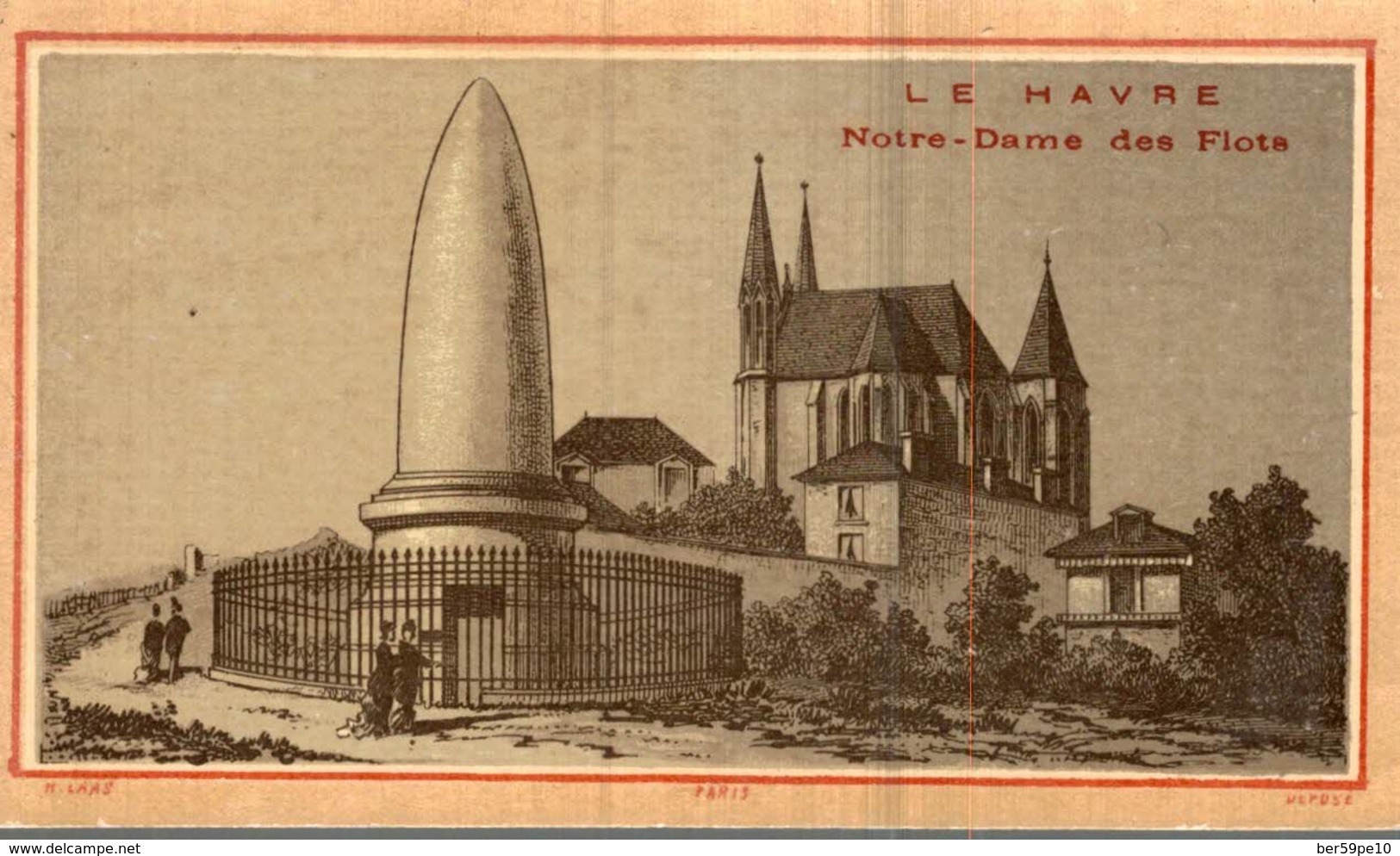 CHROMO  LE HAVRE  NOTRE-DAME DES FLOTS - Autres & Non Classés