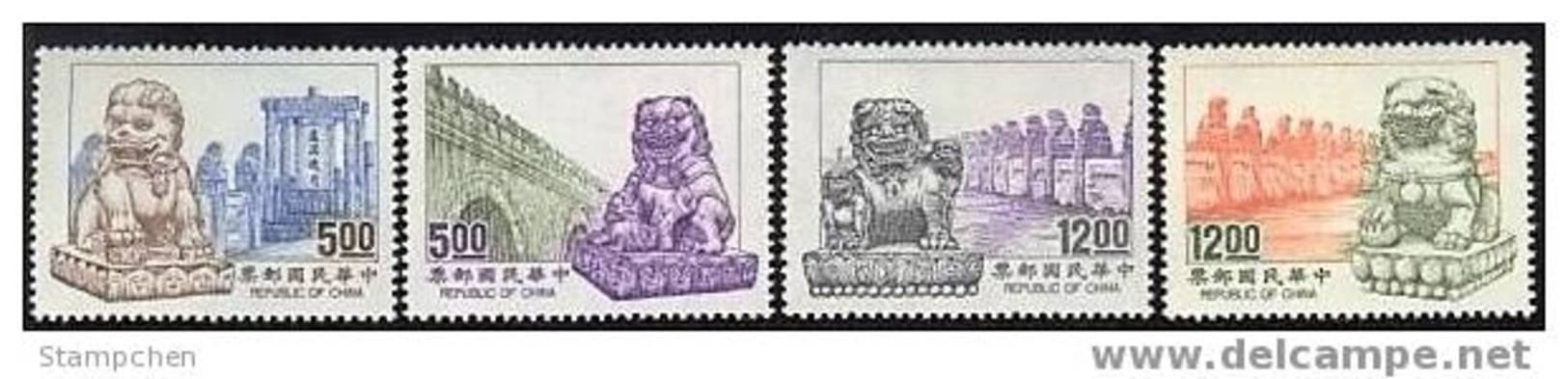 Taiwan 1992 Chinese Stone Lion Stamps Bridge  Marco Polo - Ongebruikt