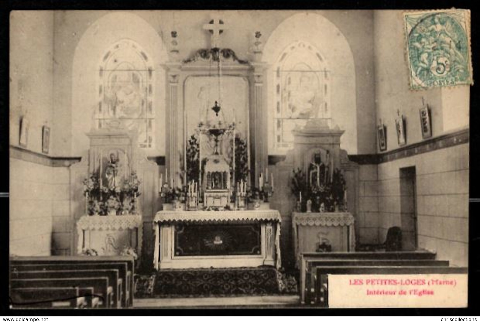 51 - LES PETITES LOGES (Marne) - Intérieur De L'Eglise - Andere & Zonder Classificatie