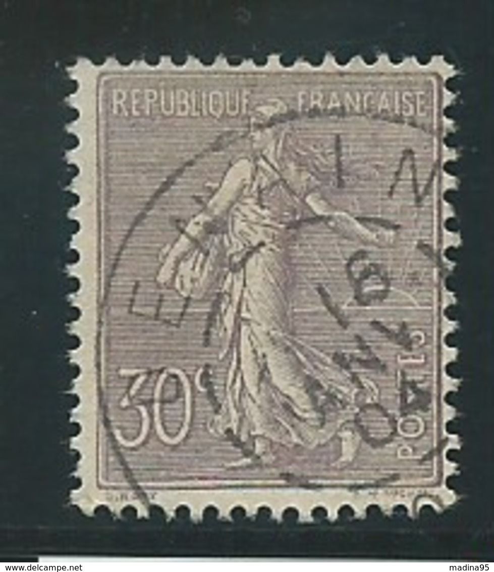 FRANCE: Obl., N° 133, Lilas, TB - 1903-60 Semeuse Lignée