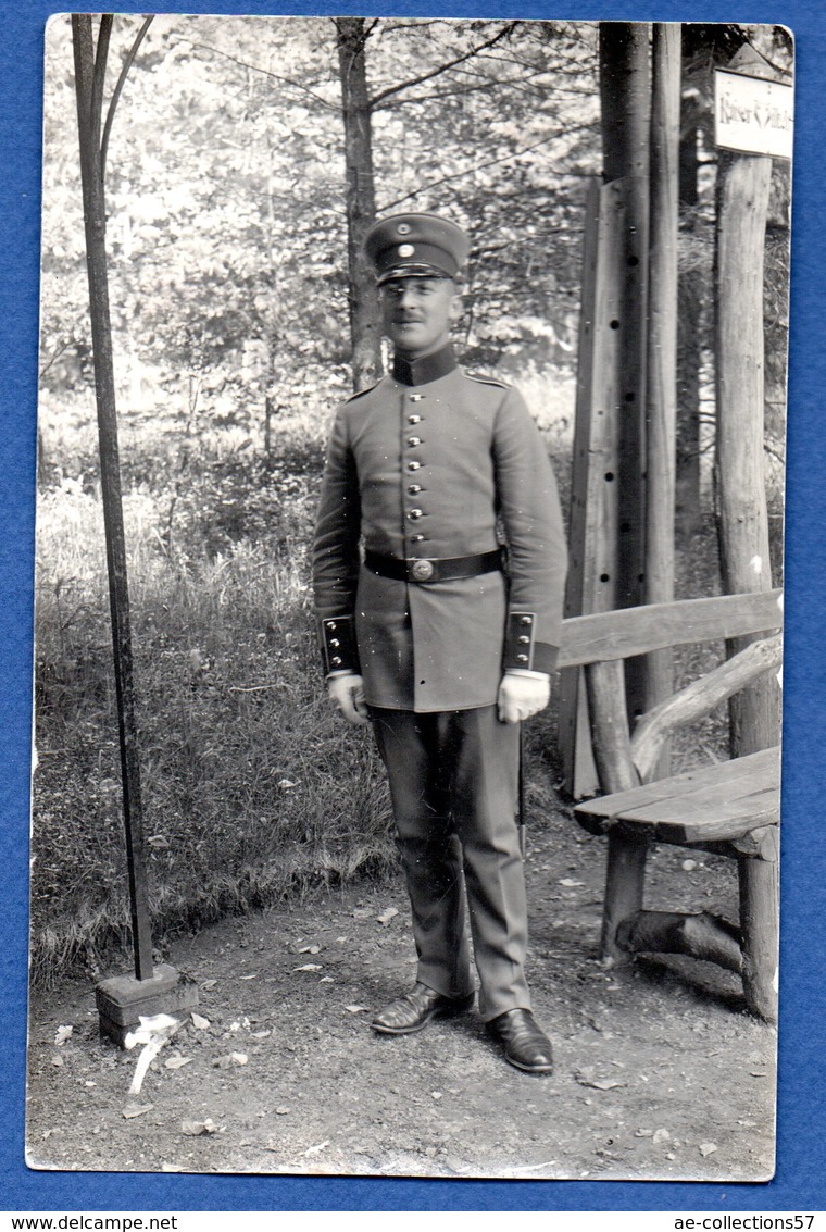 Carte Photo  --  Soldat Allemand - Oorlog 1914-18